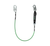 Leading Edge 6' Energy Absorbing Lanyard: Snap Hooks