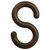Mr. Chain 50310-10 2" Plastic S-Hook (10 Pack) Brown