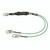 Safewaze 021-2062 - Leading Edge 6' Energy Absorbing Lanyard Dual Leg, D-ring, Snap Hooks
