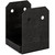 Simpson Strong-Tie APVB66 - Outdoor Accents Avant Collection ZMAX, Black Post Base for 6x6