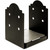 Simpson Strong-Tie APB1010 - Outdoor Accents Mission Collection ZMAX, Black Post Base for 10x10