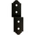 Simpson Strong-Tie APDJT2R-4 - Outdoor Accents Mission Collection 3" ZMAX, Black Deck Joist Tie for Rough 2x