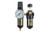 Coilhose Pneumatics MFCL2-GM 1/4" Mini Integral Filter/Regulator + Lubricator, Gauge, Metal Bowl