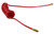 Coilhose Pneumatics PR38-504A-R Flexcoil, 3/8" x 50', 1/4" NPT Reusable Swivel and Rigid Fittings, Red