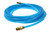 Coilhose Pneumatics PFE60504TZ Flexeel Hose, 3/8" x 50', 1/4" MPT Reusable Fittings, Transparent Blue