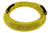 Coilhose Pneumatics PFE61006TY Flexeel Hose, 3/8" x 100', 3/8" MPT Reusable Strain Relief Fittings, Transparent Yellow