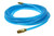 Coilhose Pneumatics PFE61006TZ Flexeel Hose, 3/8" x 100', 3/8" MPT Reusable Fittings, Transparent Blue