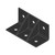 Simpson Strong-Tie HL37GPC - 3" x 7" Heavy Angle w/ Gusset, Black