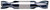 ALFA DEC66855AL - 1/2 x 1/2, 2-Flute Double End CC Altin Carbide End Mill