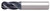 ALFA SCB60678AL - 5/8 x 5/8, 4-Flute CC Ball Single End Altin Carbide Mill