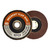 ALFA FDZ77504N - 5" x 5/8-11" x 40 Grit T29 Zirconia High Density Flap Disc w/ Nut
