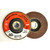 ALFA FDZ67506N - 5" x 5/8-11" x 80 Grit T27 Zirconia High Density Flap Disc w/ Nut