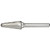 ALFA B71286DTN - Sl-7 Carbide Burr Taper Cone Radius Double Cut Tin Coated