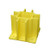 Safety Boot SB024-B Yellow OSHA Compliant Guardrail Base w/Toeboard Slots (24 Ct.)