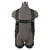 Safewaze FS77325-FR Welding Full Body Harness: 1D, Aramid Web, MB Chest, MB Legs