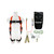 Safewaze FS120-E-1118DC-BP Roofer's Fall Protection Kit w/ Dual Cam Rope Grab in Backpack