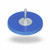JAZ 95670 - 3" Encapsulated Stem-Mounted Crimped Wire Wheel, .014" Steel, 1/4" Face Width, 1/4" Shank