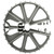 Quick-Lock 4QLPW - Pier Wheel 2" Cover, #3-#7 Rebar, 5" OD, 90ct