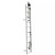 Safewaze 022-12132 SS 70' Ladder Climb System, 4-Person Complete Kit