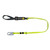Safewaze FS560-AF-SE-AJ - Arc Flash 4'-6' Adjustable Energy Absorbing Lanyard: Snap Hook, Soft Loop