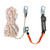Safewaze 018-7005 V-Line 50' Vertical Lifeline Assembly: Snap Hook, Rope Grab, EA Lanyard