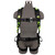 Safewaze 023-1230 PRO Construction Harness: 3D, MB Chest, TB Legs, Trauma relief (L)