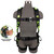 Safewaze 023-1228 PRO Construction Harness: 3D, MB Chest, TB Legs, Trauma relief