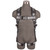 Safewaze 023-1270 PRO+ Slate Full Body Harness: Alu 1D, Alu QC Chest/Legs, Trauma relief