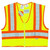 MCR WCCL2LFRX3 FR Vest, 3XL, Lime
