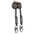 Safewaze SW8008-10-DL - Latitude HD 10' Dual Cable SRL-P: SW-9012 BWB, Snap Hooks