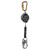Safewaze 018-5004 - Latitude Pro 7' Single Web SRL-P: Carabiner, Snap Hook