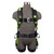 Safewaze FS160-XS - PRO Construction Harness: 3D, MB Chest, TB Legs, Free Floating Waist Pad  (XS)