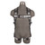 Safewaze 020-1224 - PRO+ Slate Full Body Harness: Alu 1D, Alu QC Chest/Legs (XL)