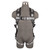 Safewaze 020-1232 - PRO+ Slate Full Body Harness: Alu 1D, Alu QC Chest, TB Legs (XL)