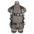 Safewaze 020-1185 - PRO+ Slate Construction Harness: Alu 3D, Alu QC Chest, Alu FD, TB Legs (2X)