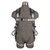 Safewaze 020-1207 - PRO+ Slate Full Body Harness: Alu 3D, Alu QC Chest, TB Legs (L)