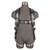Safewaze 020-1217 PRO+ Slate Full Body Harness: Alu 1D, Alu QC Chest, Alu FD, TB Legs (2X)