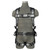 Safewaze 021-1825 PRO+ Slate Construction Harness: Alu 3D, Alu QC Chest, Alu FD, Alu QC Legs (XS)
