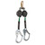Safewaze 018-5018 - Latitude Pro 7' Dual Web SRL-P: FS-EX313, Carabiner, Rebar Hooks