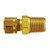 Midland Industries 00268-0808 - Captive Sleeve Connector, 1/2" Compression x 1/2" MIP, Brass