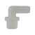 Midland Industries 33332W - 90° Elbow, 1" Hose Barbed x 1/2" MIP, Nylon