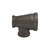Midland Industries 65310 - Reducing Tee, 1-1/4" FPT x 1" FPT x 1-1/4" FPT, Iron, Black, 150 lb