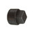 Midland Industries 65662 - Cored Square Head Plug, 6" MPT, Iron, Black
