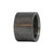 Midland Industries 65770H - Half Merchant Coupling, 1/8" FPT x 1/8" Butt Weld, Steel, Black