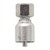 Midland Industries SS43-04-06L -43 Series Long Straight Adapter, 1/4" Hose x M12 x 1.5 FPT,