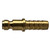 Midland Industries 28520B - 1/4 AUTO PLUG 3/8 BARB 300 psi BRASS