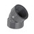 Midland Industries 819030 - 45° Elbow, 3" FIP x 3" FIP, PVC, Gray, SCH 80 Schedule