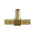 Midland Industries 21159 - Union Tee, 1/2" Barbed x 1/2" Barbed x 3/8" Barbed, Brass