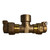 Midland Industries 978161616LF - Adapter Tee, 1" Pack Joint (CTS) x 1" Pack Joint (CTS) x 1" Pack