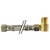 Midland Industries 923696 - Dishwasher Connector w/ Elbow, 96 in L, Stainless Steel